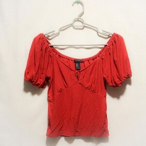 Forever21 Size Medium Red Blouse